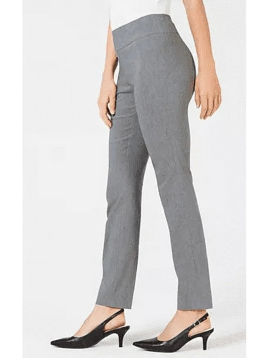 Alfani Pants - Alfani Gray Grey Size 10P Cropped Dress Pants Office Romantic Pull On Tummy NWT